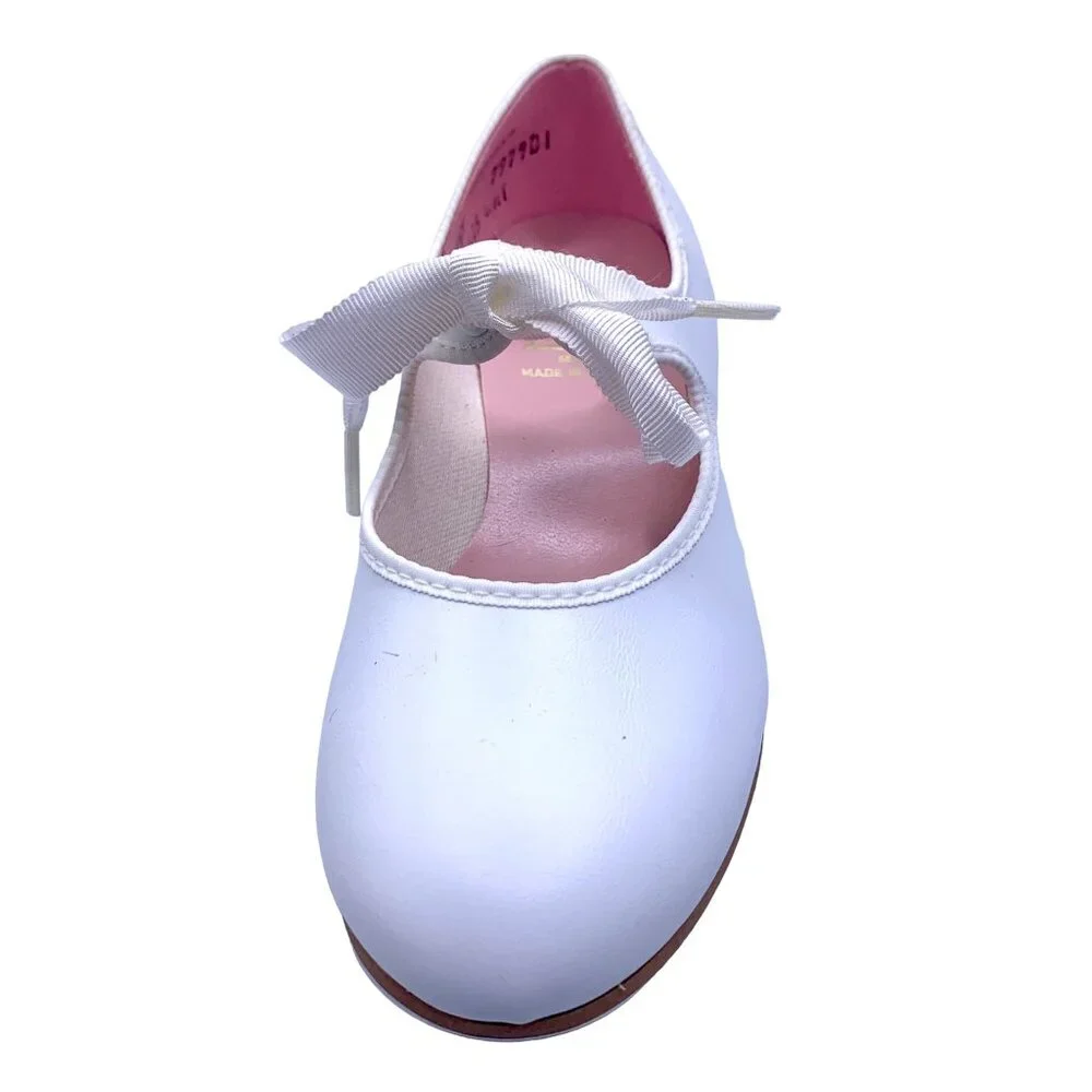 Capezio Mary Jane Tap Shoes White Womens 4.5 Girls 3 Dance New Recital 625